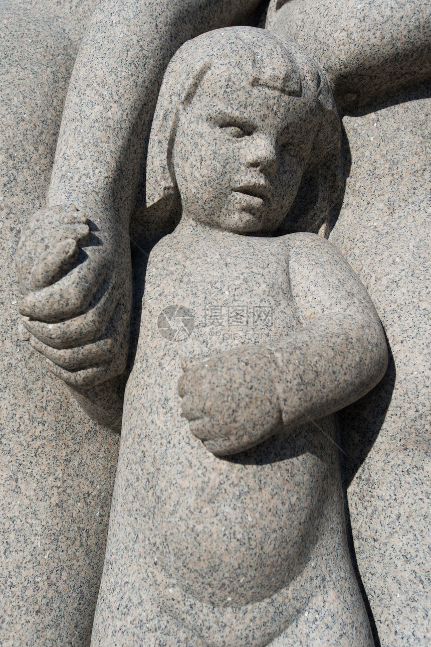 维热兰公园雕像女孩图片