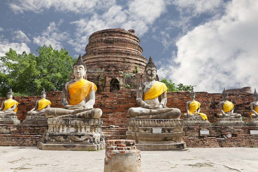 buddha 图像地标建筑学宗教历史纪念碑信仰连体天空遗产精神图片