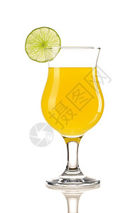 龙舌兰日出鸡尾酒苏打白色糖浆食物玻璃反射热带橙子果汁酒精背景