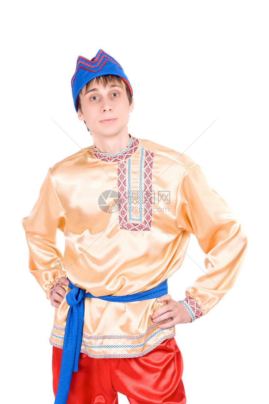 穿着俄罗斯民族服装的男子图片