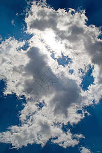 天空和云彩背景天堂场景美丽白色阳光太阳气候天气自由蓝色背景图片
