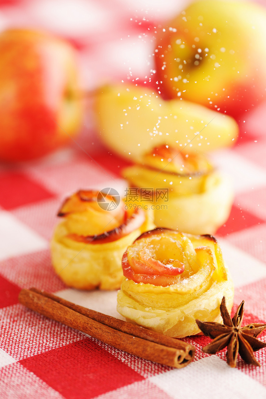 苹果派甜点水果面团面包馅饼蛋糕午餐肉桂餐厅糖果烹饪图片