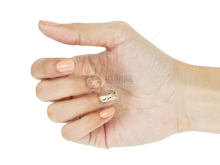 妇女用指甲修指甲的手绘画美甲女性治疗手指皮肤身体抛光护理温泉图片