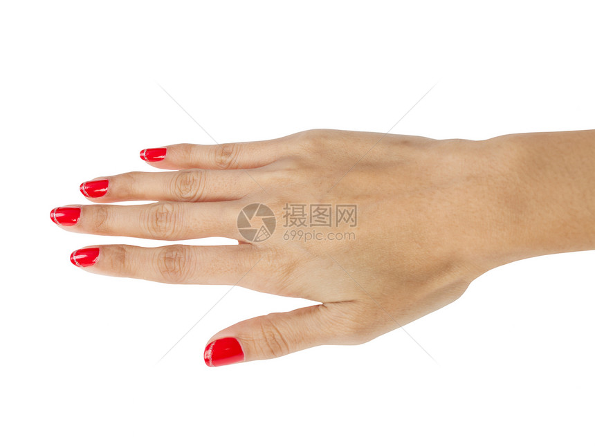 妇女用指甲修指甲的手抛光手指身体温泉奢华美甲皮肤卫生女性化妆品图片