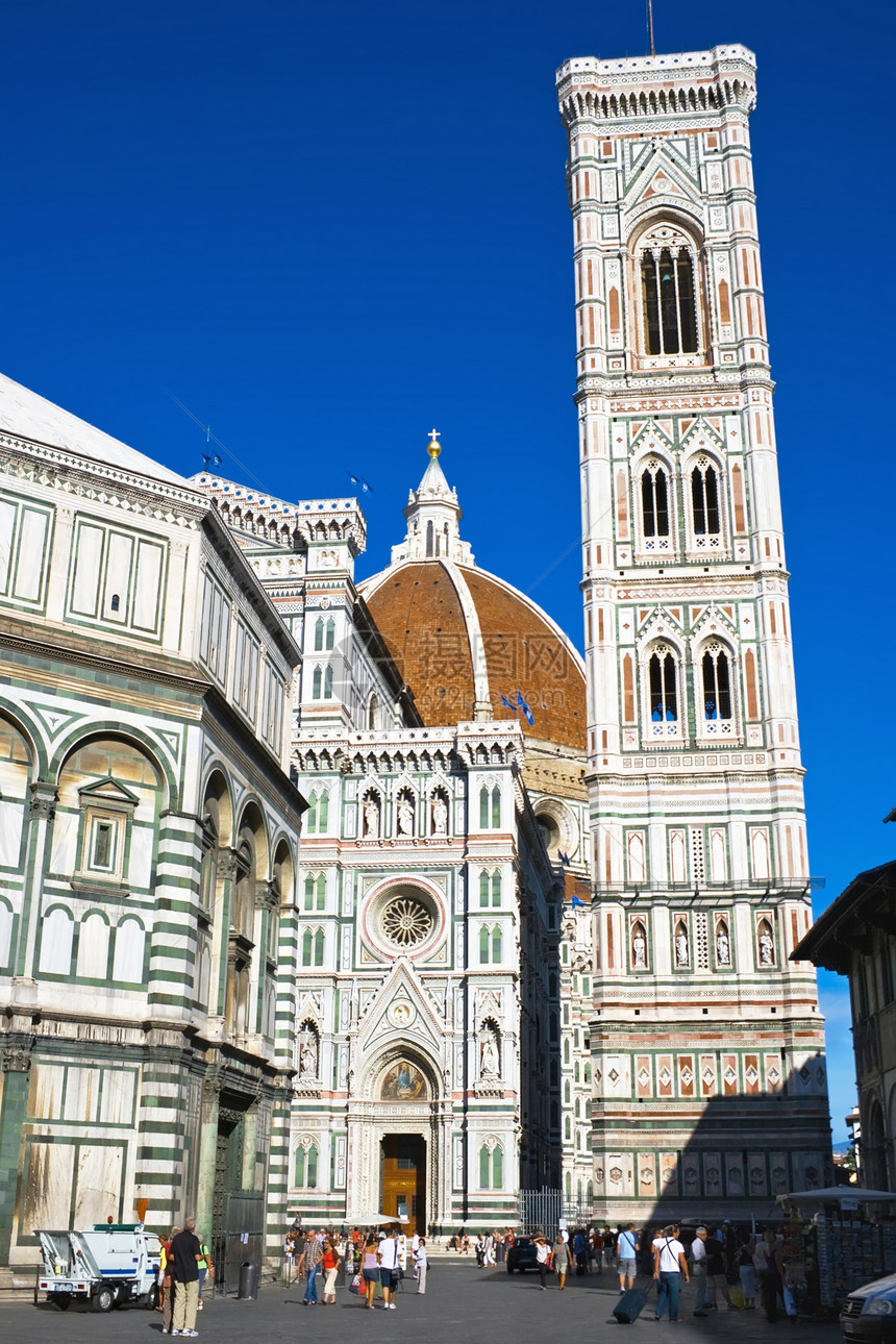 佛罗伦萨大教堂艺术旅行大教堂旅游白色建筑学大理石阳光圆顶图片
