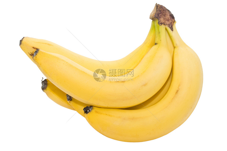 香蕉热带黄色卫生水果皮肤食物白色保健营养小吃图片