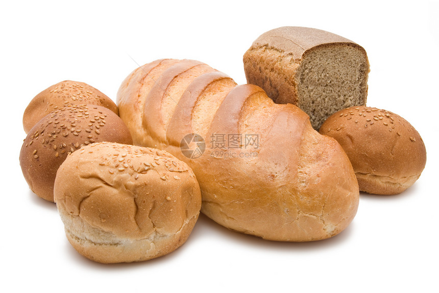 面包饼谷物金子纤维食物面团糕点面包师植物脆皮饮食图片