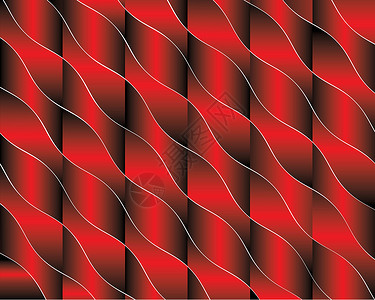 红背景风格正方形电脑纺织品插图装饰背景图片