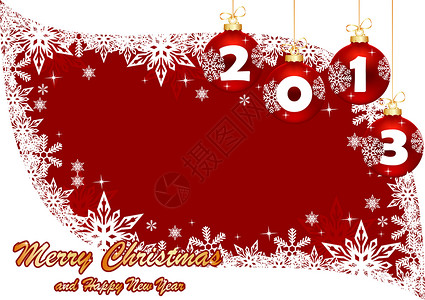 新年字卡素材贺卡卡礼物云杉框架季节庆典胜利雪花新年幸福传统背景