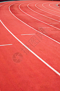 跑赛马场运动赛道仪表赛马场曲线跑步竞争小路红色运动场跑道白色背景