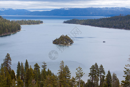 Tahoe湖度假山脉水库目的地湖泊旅行假期清水旅游高清图片