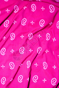 织物结构香菜工艺缝纫白色粉色背景图片