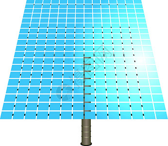 清洁清洁能源电池环境技术太阳阳光元件蓝色声乐反光镜背景图片