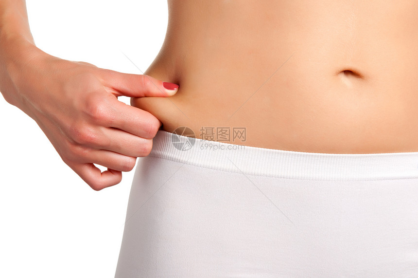 吓死胖子损失重量厘米女性腹部腰部健身房减肥腹肌饮食图片