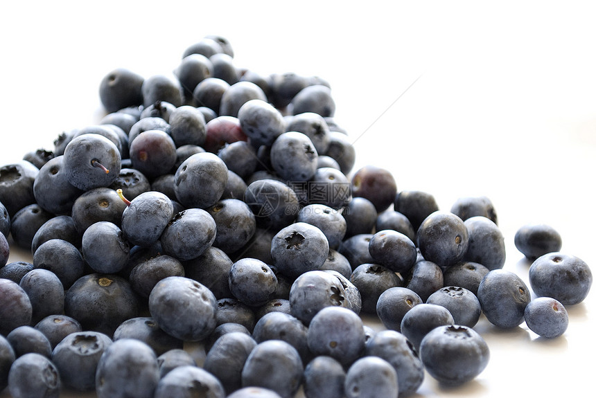 蓝莓工作室宏观节食营养荒野蓝色小吃森林甜点食物图片