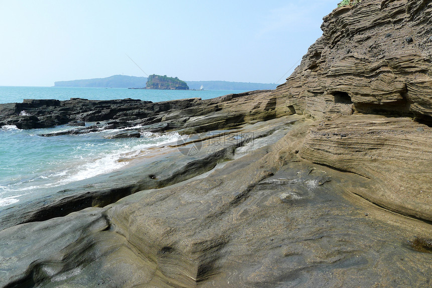 海岸海岸景观天空蓝色海岸线访问天堂海景假期地平线旅游旅行图片