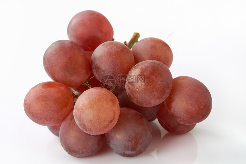 红葡萄堆食物红色浆果植物宏观水果白色藤蔓紫色图片