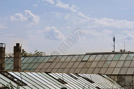 烟囱透明素材温温温玻璃屋顶背景