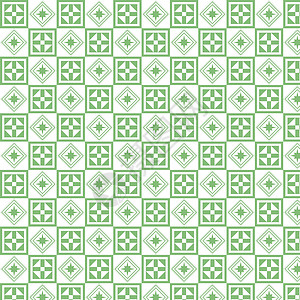 无缝裁缝花类模式皇家艺术网格圆形布料织物风格丝绸绿色墙纸背景图片