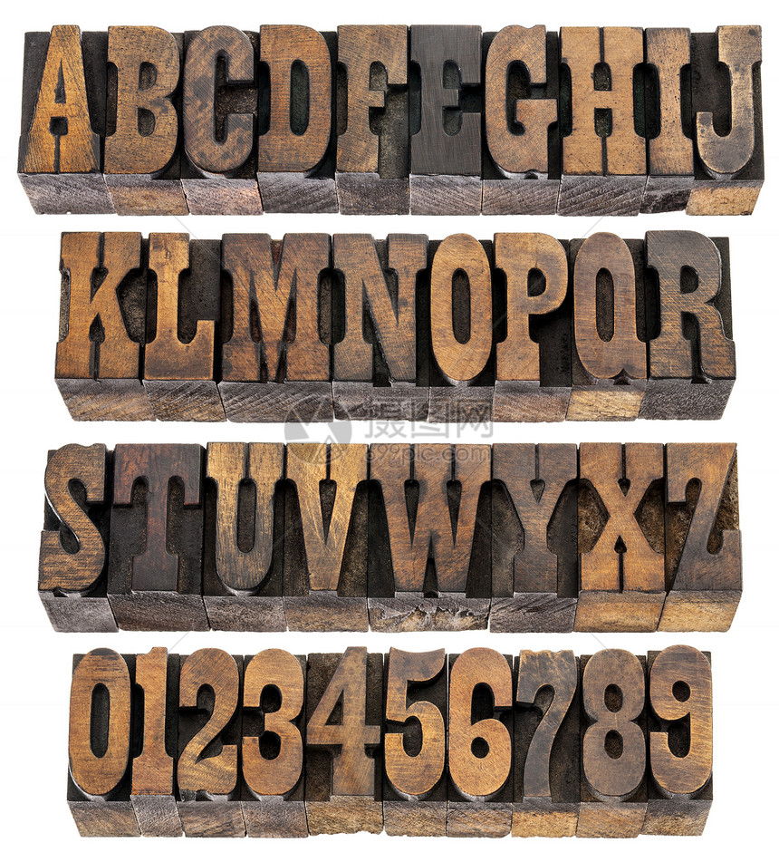 旧字母和数字图片