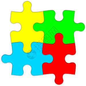 背景矢量 I 说明jigsaw 拼图正方形玩具游戏战略挑战空白插图团队解决方案爱好背景图片