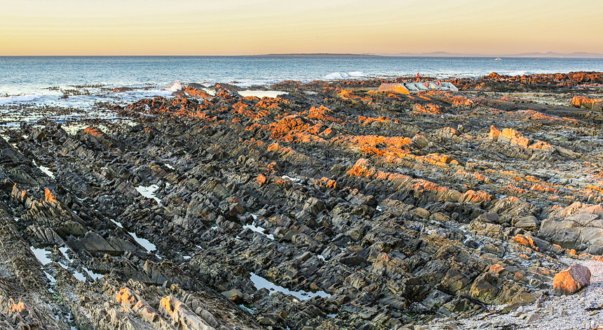 南非的大西洋海岸 海洋和太平洋海岸天空自然岩石波浪蓝色海岸图片