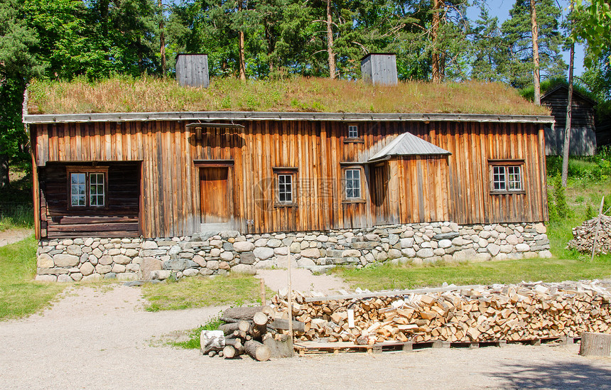 传统的挪威传统住房图片