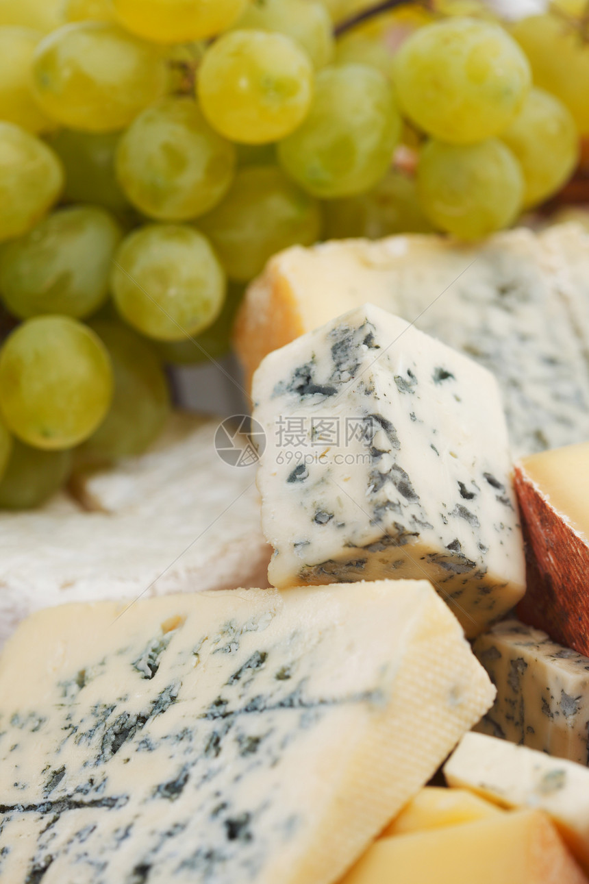 不同种类的奶酪组成成分自助餐蓝色美味作品奢华多样性羊乳杂货店美食团体图片