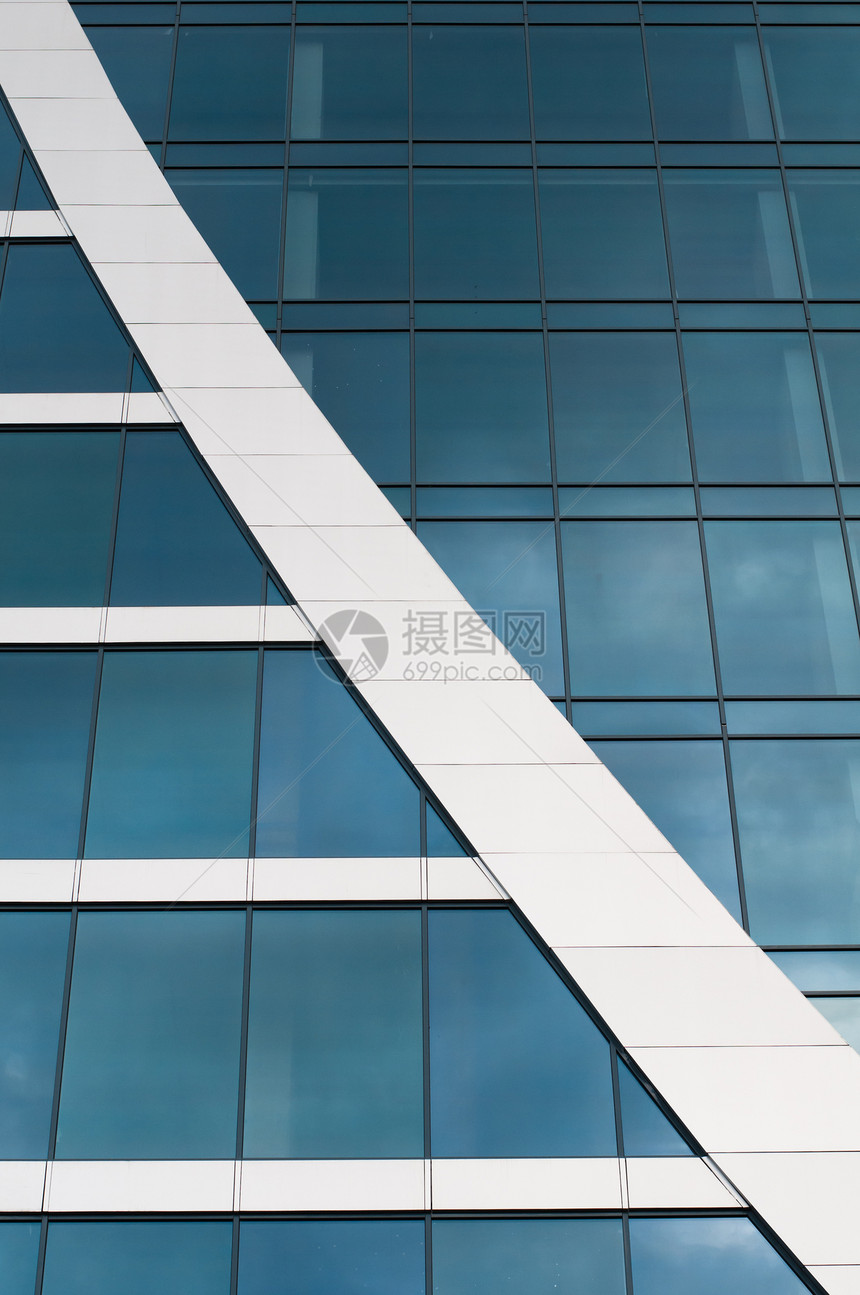 现代办公楼城市摩天大楼办公室天空边界建筑镜子窗格玻璃建筑学图片
