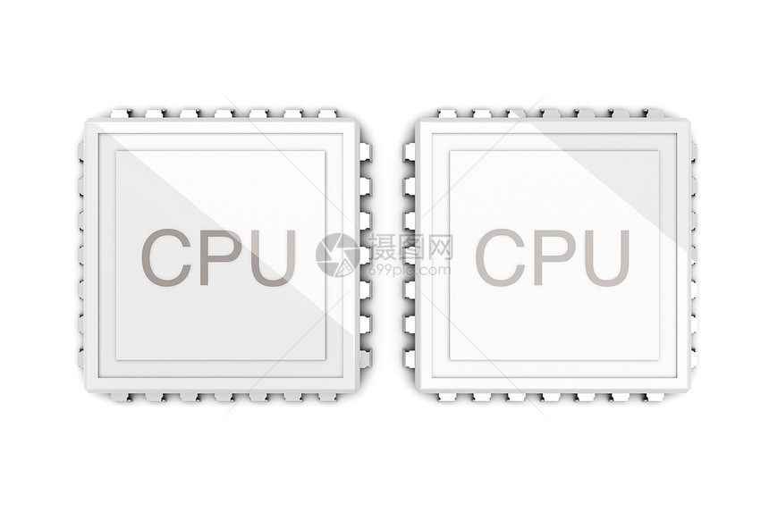 CPU 双核心CPU处理器电子加工理器连接器芯片电路插座插图技术图片