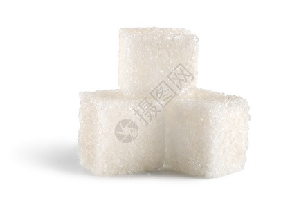 糖块立方体食物甜食白色背景图片