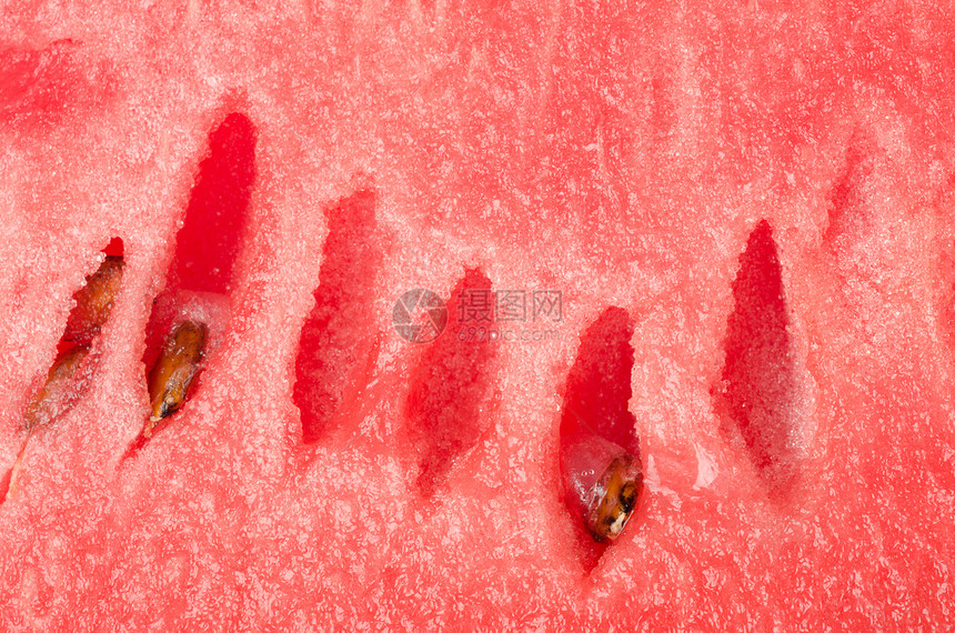 西西瓜背景甜食气候水果饮食热带健康饮食红色种子图片