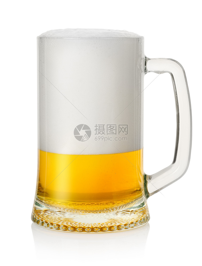 啤酒杯黄色泡沫影棚金子啤酒玻璃橙子色彩酒精杯子图片