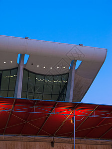 Dulles国际航空港码头交通机场国际飞机场空气光灯直流电飞机控制背景图片