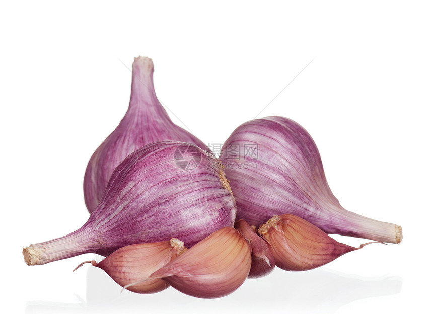 新鲜大蒜味道调味品食物紫色团体香料草本植物工作室蔬菜宏观图片