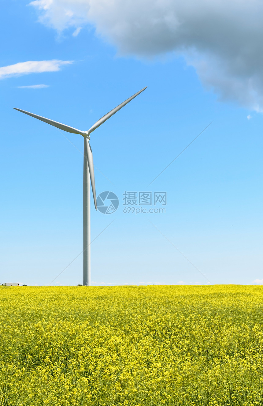 风风车天空场地发电机螺旋桨涡轮涡轮机风车能源风力图片