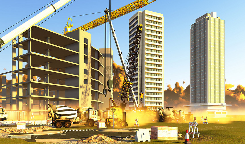 建筑工地城市工业劳动金属工作职业基础设施商业起重机工程图片