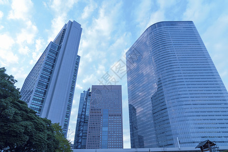 多美居东京 希多美蓝色办公室风景天空城市景观摩天大楼建筑建筑学多云背景