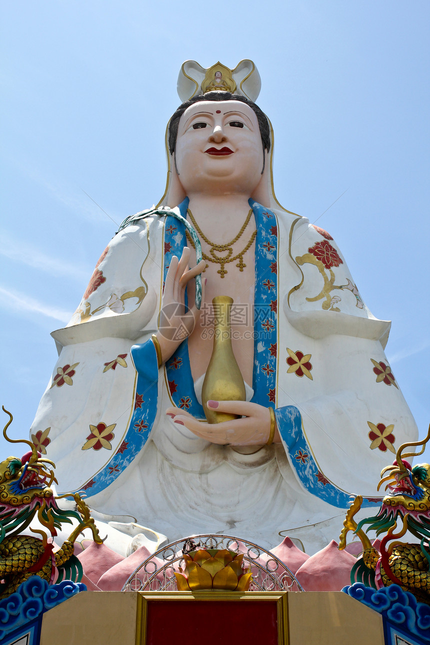 宽燕(Kuan Yin)是中国的青春艺术形象图片