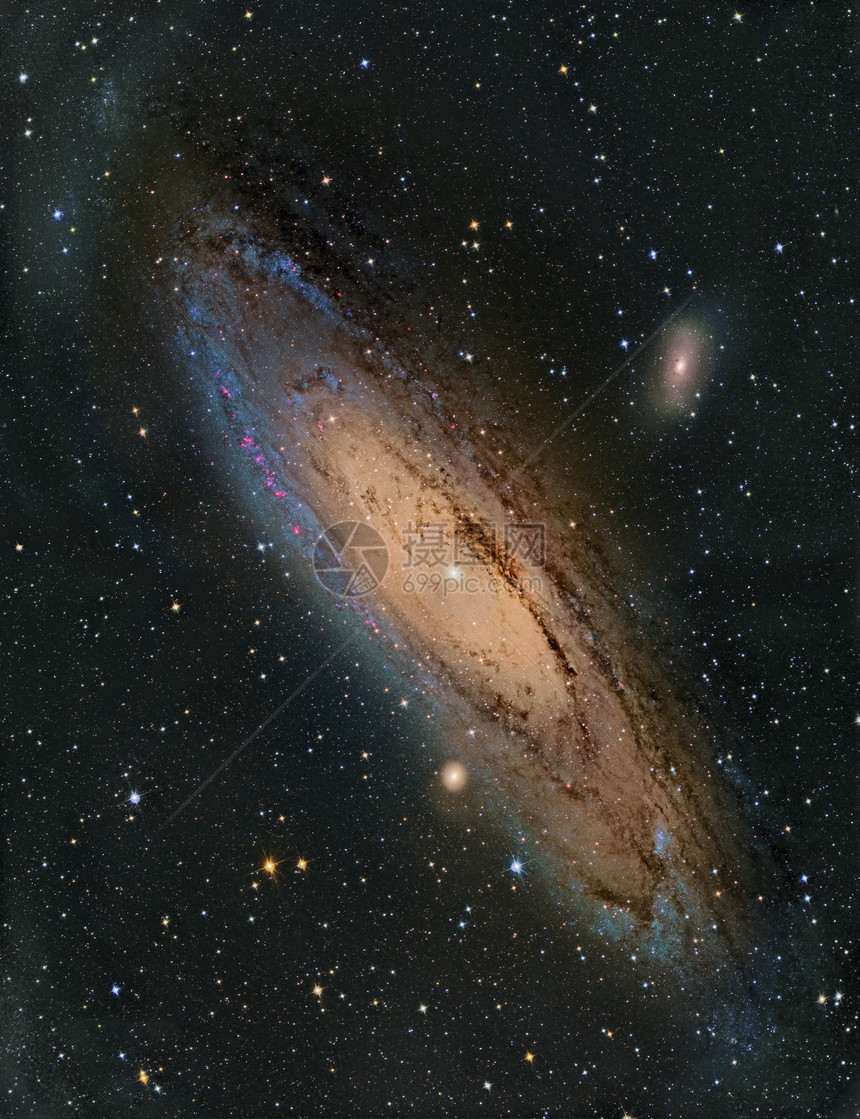 M31 安朵美达银河银河黑色红色望远镜星系星际螺旋天文学太阳轨道图片