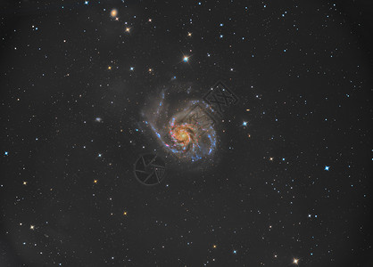 M101 平轮银河黑色星星星座行星辉光望远镜星系星际月亮银河背景图片