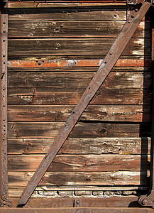 旧铁路木马车艺术车辆货运运输火车货物木板车皮工业货车背景图片