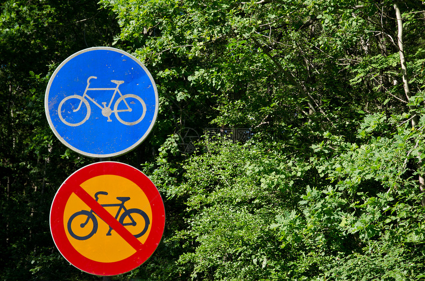 标志符号金属危险车轮旅行自行车插图木板运输安全信号图片