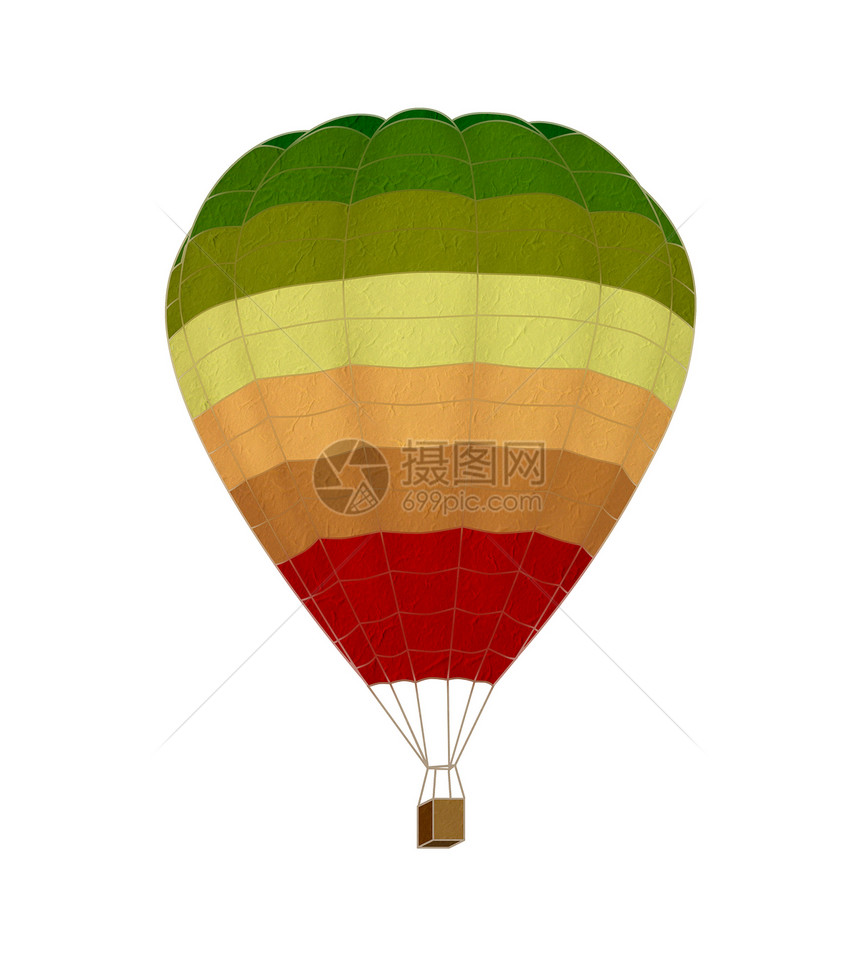 用木莓纸制成的气球折纸太阳创造力天空日落自由纸艺工艺航班回收图片