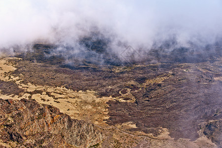 火山起源哈雷阿卡拉陨石坑国家公园高清图片