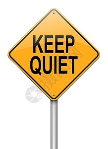 请保持安静保持安静的概念耳语无声警告嘴唇八卦说话讲话噪音插图秘密背景