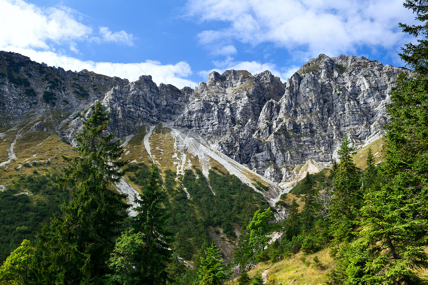 巴伐利亚美丽的阿尔卑斯山图片