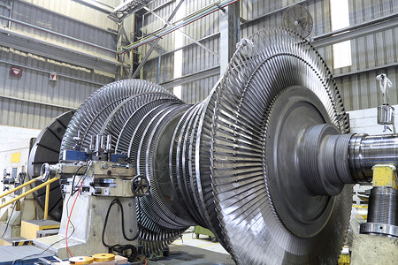 研讨会上的涡轮工程生产螺旋桨引擎维修旋转发电机力量转子气体背景图片