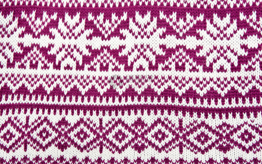 编织彩色背景羊毛针织白色水平织物衣服条纹紫丁香材料棉布图片