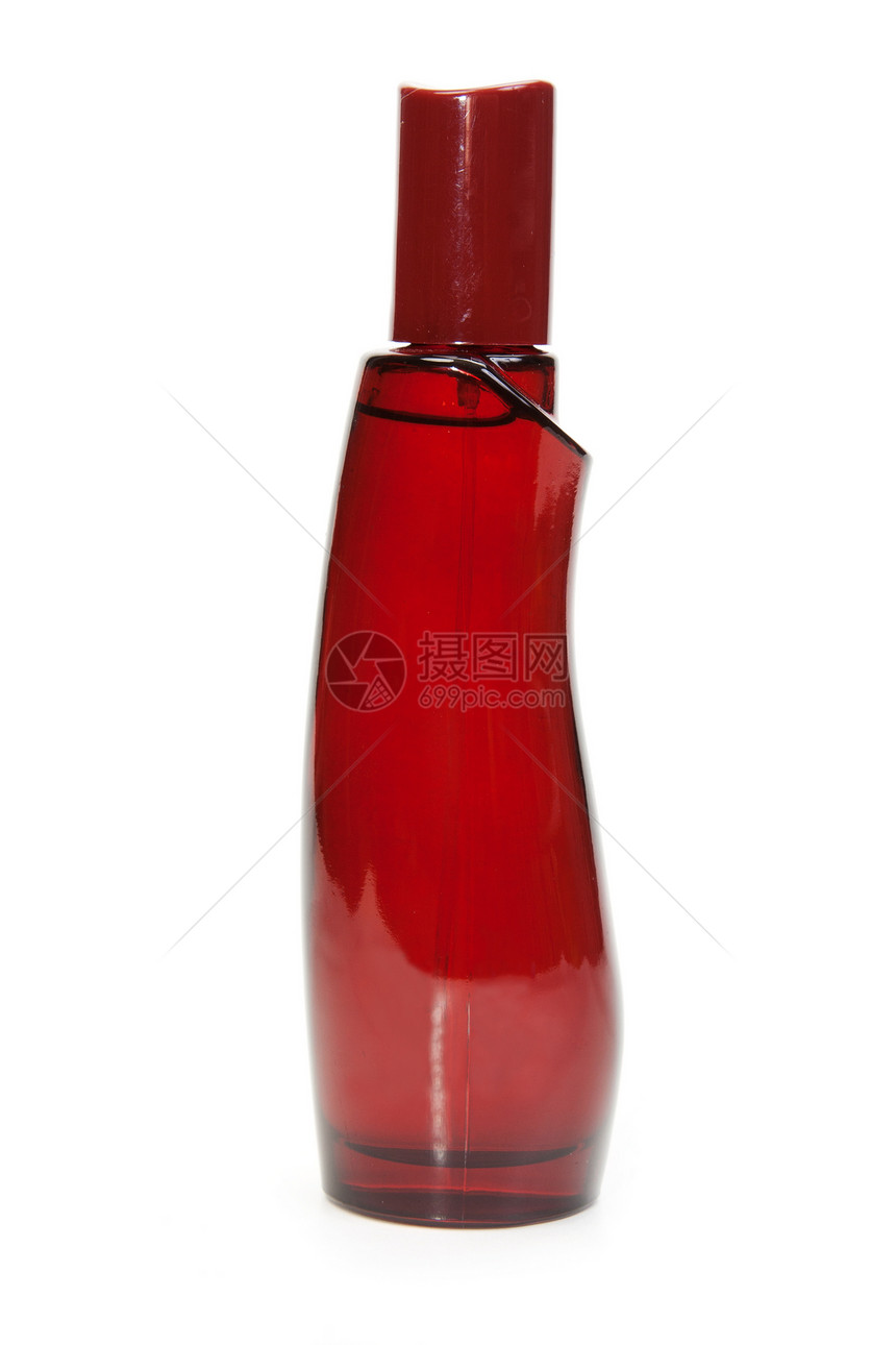 红香水瓶粉碎机瓶子喷雾器奢华配件正方形液体香气玻璃香味图片